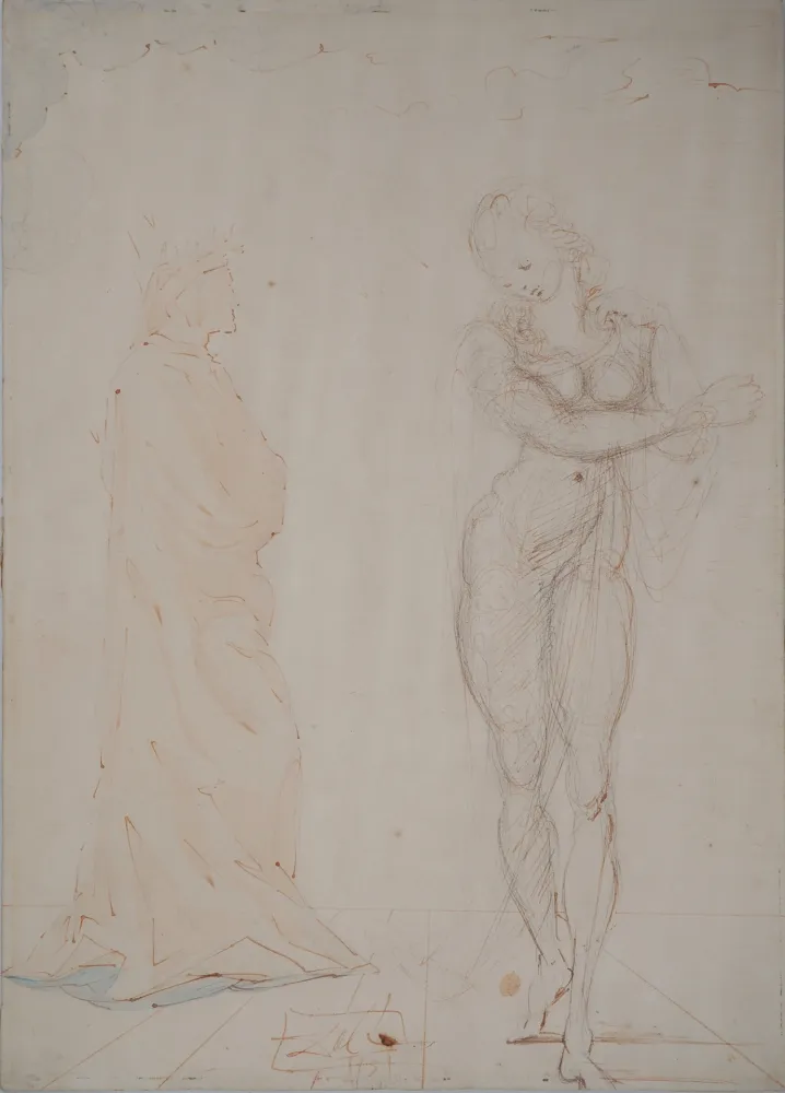 Non Tecnico Dali - Divine Comédie : Dante et Béatrice