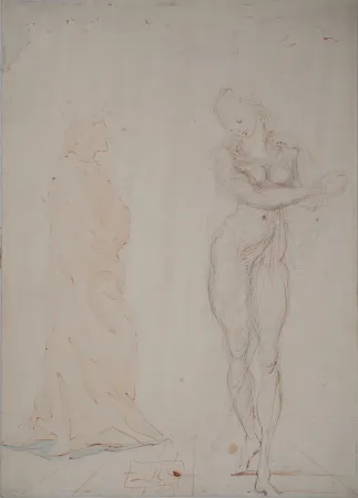 Non Tecnico Dali - Divine Comédie : Dante et Béatrice