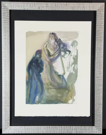 Incisione Su Legno Dali - Divine Comedy Heaven Canto 27 Decomposition 
