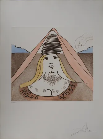 Incisione Dali - Don Quichotte, la Dulcinée
