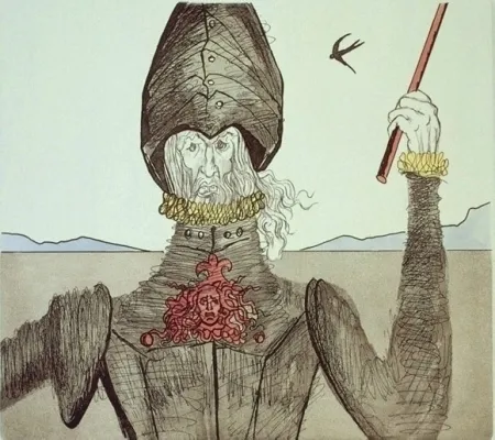 Acquaforte E Acquatinta Dali - Don Quijote
