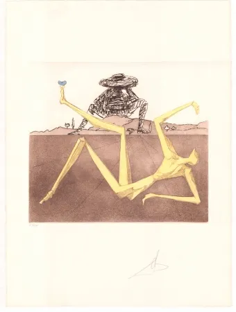 Incisione Dali - Don Quijote - the heart of madness