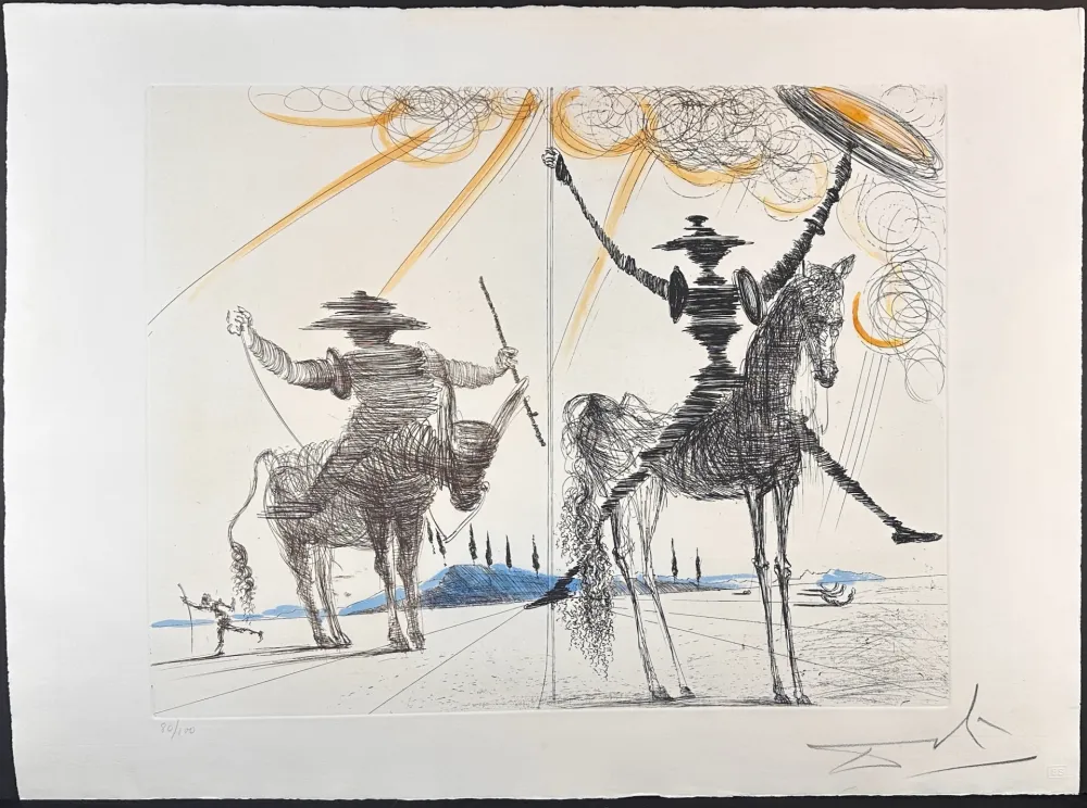 Incisione Dali - Don Quixote