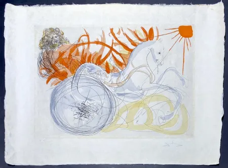 Incisione Dali - Elijah