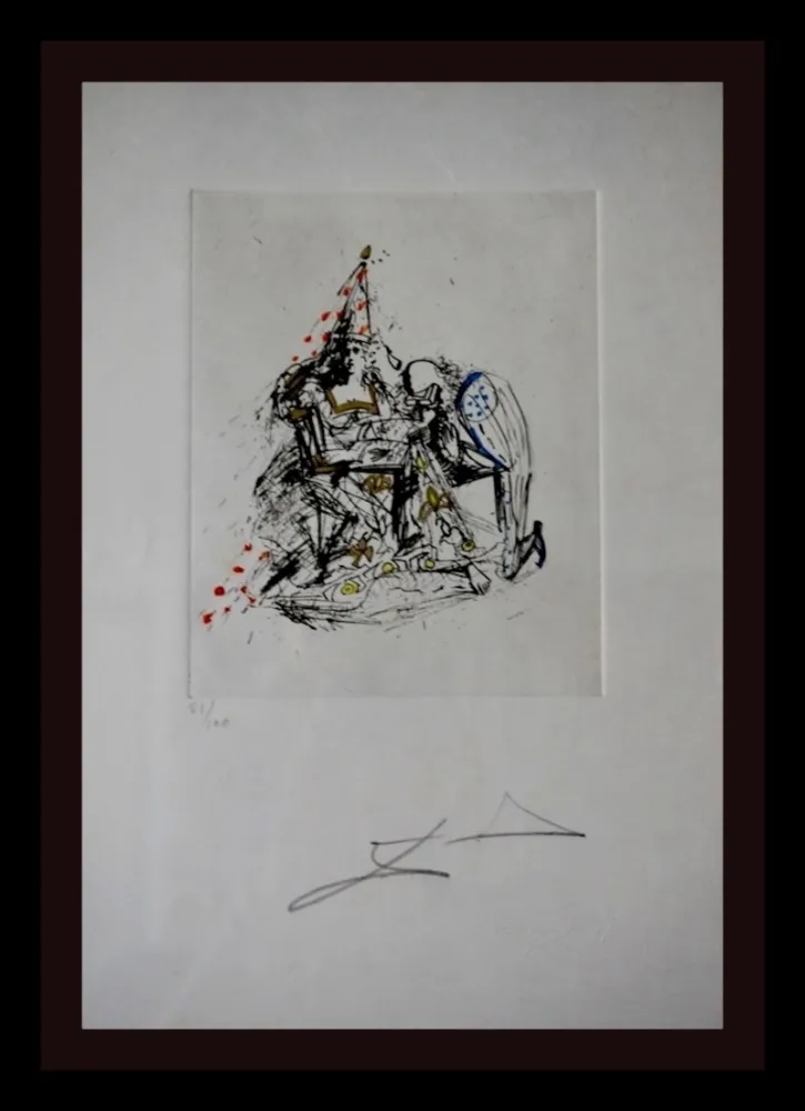 Incisione Dali - Fantômes Le Soupirant