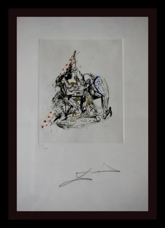 Incisione Dali - Fantômes Le Soupirant