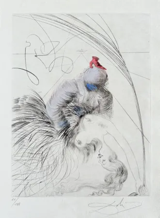 Incisione Dali - Femme à la chaussure