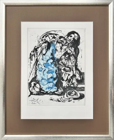 Acquaforte Dali - Figure in Chains