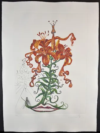 Incisione Dali - Florals Tiger Lilies