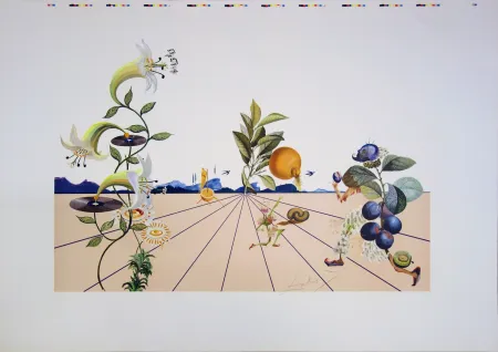 Litografia Dali - Flordali