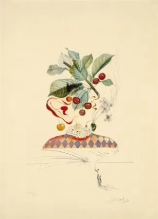 Incisione Dali - Flordali - Cerises Pierrot