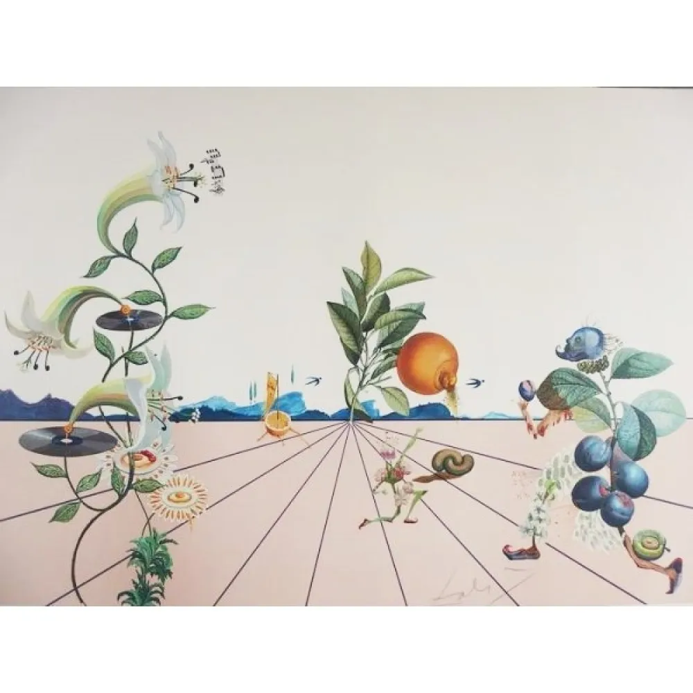 Litografia Dali - Flordali I