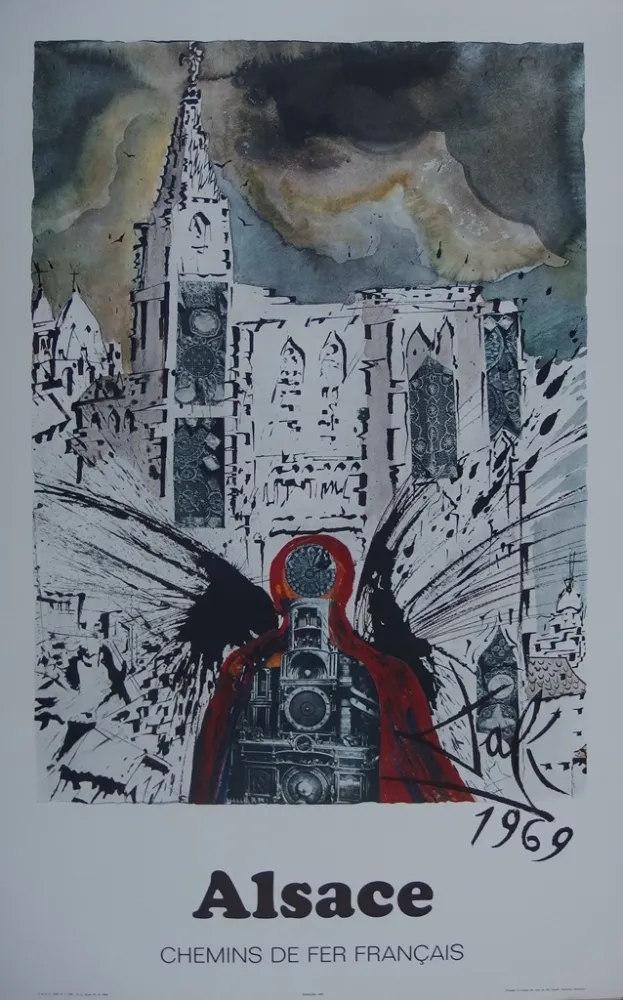 Incisione Dali - France : Alsace (SNCF)