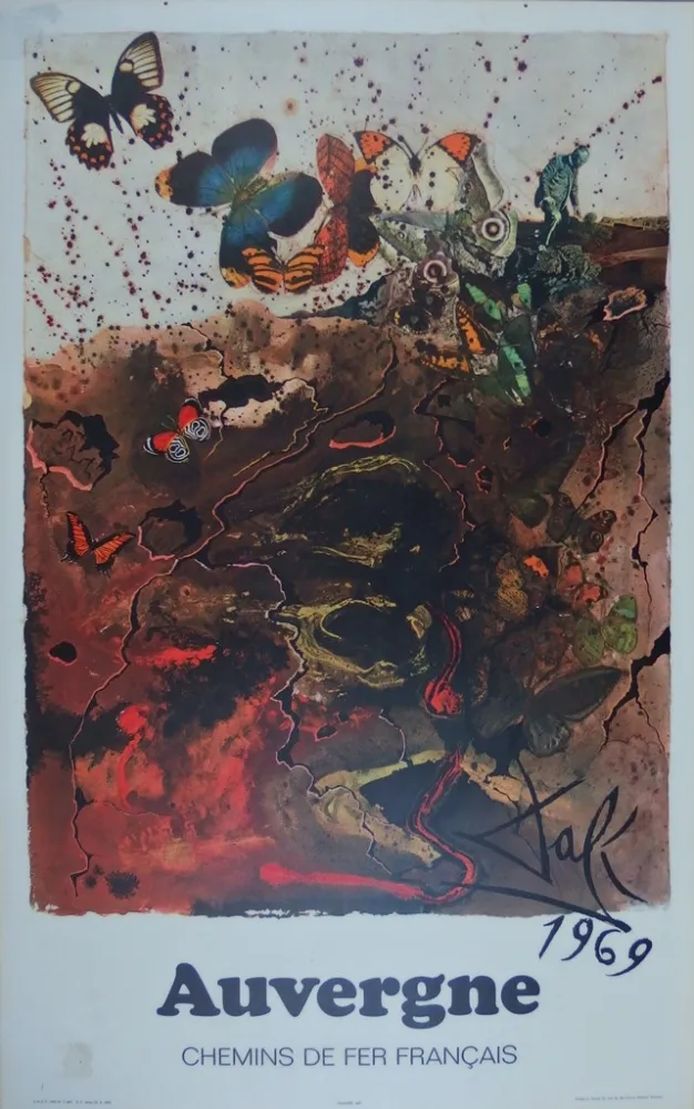 Incisione Dali - France : Auvergne (SNCF)