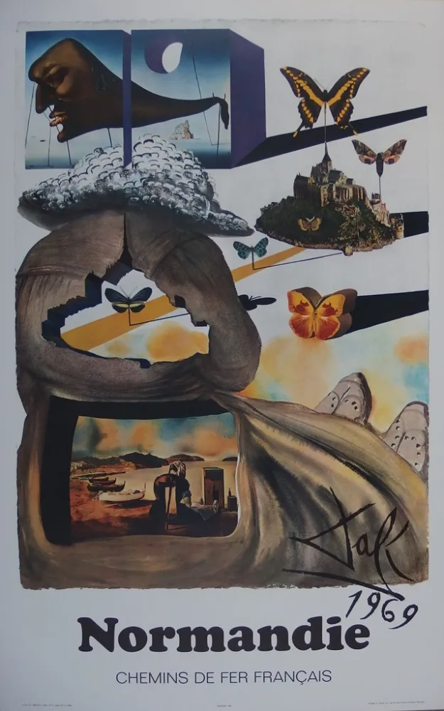 Incisione Dali - France : Normandie (SNCF)