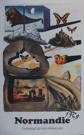 Incisione Dali - France : Normandie (SNCF)