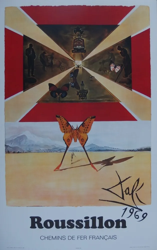 Incisione Dali - France : Roussillon (SNCF)