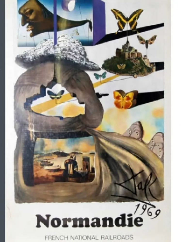 Manifesti Dali - FRENCH RAILWAYS NORMANDIE
