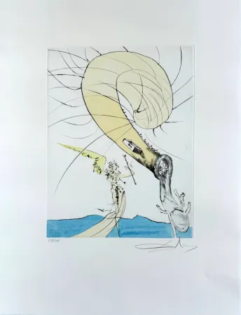 Non Tecnico Dali - Freud with a Snail Head