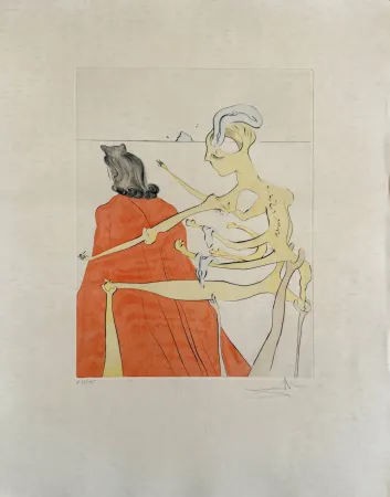 Acquaforte Dali - Gala's Godly Back