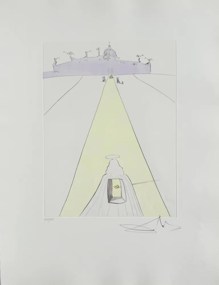 Acquaforte Dali - God, Time, Space, and the Pope