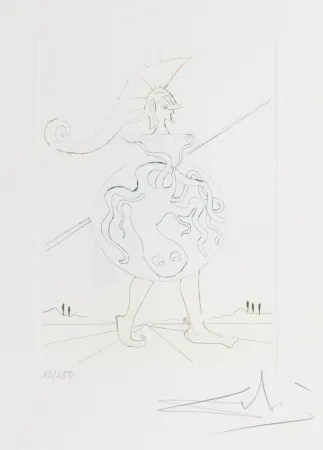 Incisione Dali - Henry V from Much Ado about Shakespeare