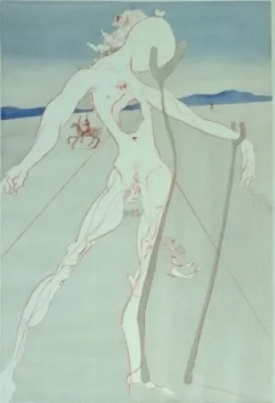 Incisione Dali - Hommage à la Medecine (Vesalius)