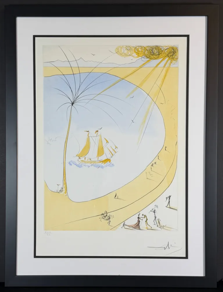 Incisione Dali - Hommage a Picasso