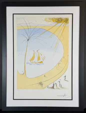 Incisione Dali - Hommage a Picasso