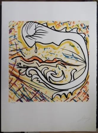 Litografia Dali - Il sonno del Fede