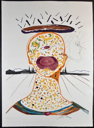 Incisione Dali - Imaginations & Objects of The Future Cyclopean Make-Up