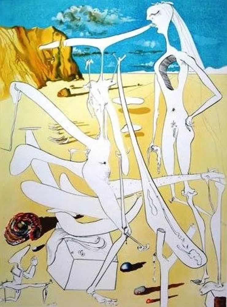 Incisione Dali - Infraterrestrials