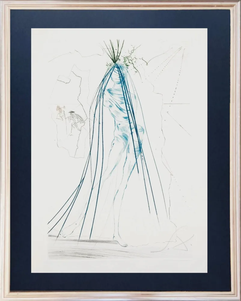 Acquaforte Dali - Iseult of the White Hands