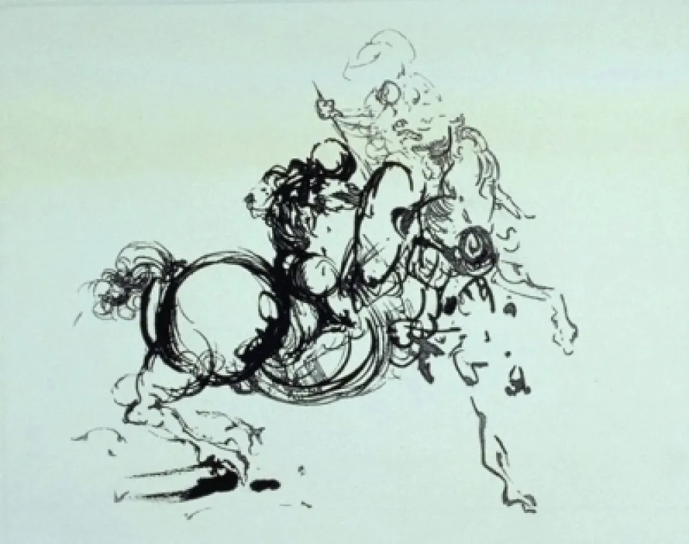 Incisione Dali -  Jinete 1936