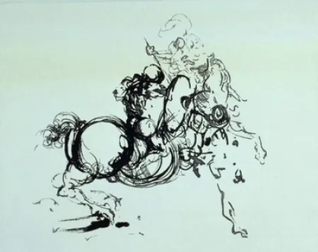 Incisione Dali -  Jinete 1936