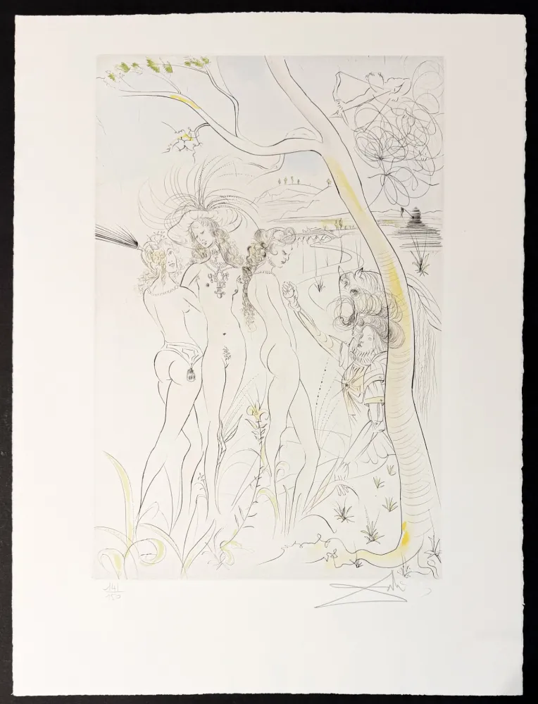 Incisione Dali - Jugement de Pâris