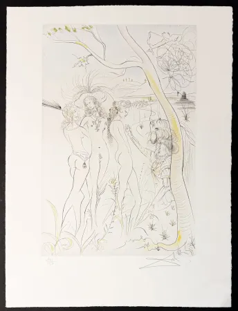 Incisione Dali - Jugement de Pâris