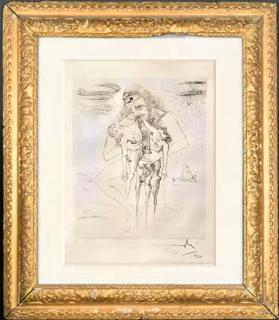 Rotocalcografia Dali - Kronos (Saturno)