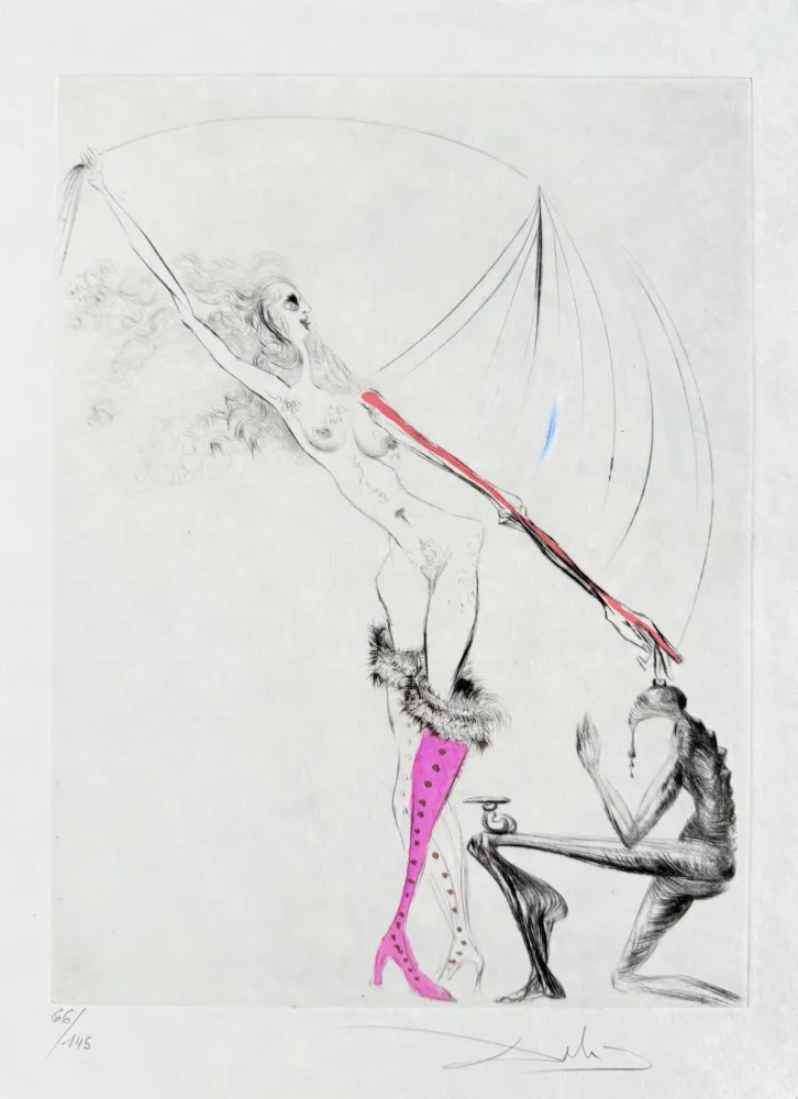 Acquaforte Dali - La Botte violette