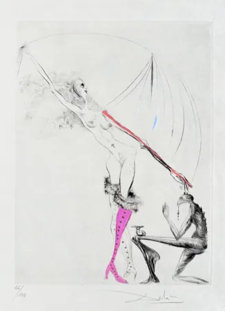 Acquaforte Dali - La Botte violette