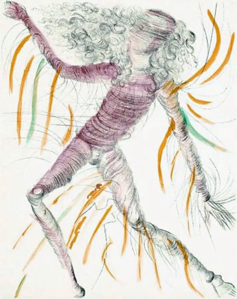 Incisione Dali - La Cosmonaute (The Cosmonaut)