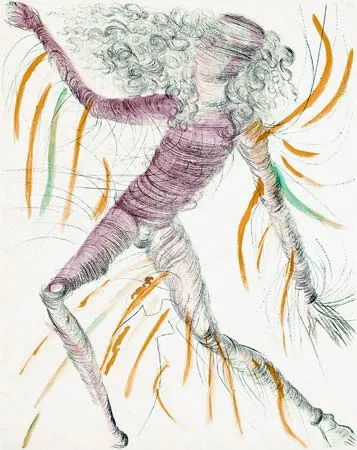 Incisione Dali - La Cosmonaute (The Cosmonaut)