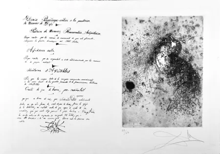 Incisione Dali - La Dentelliere