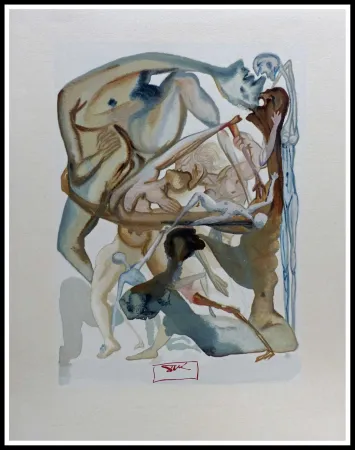 Incisione Su Legno Dali - LA DIVINE COMEDIE