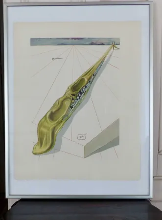 Incisione Su Legno Dali - LA DIVINE COMEDIE - Blasphémateurs