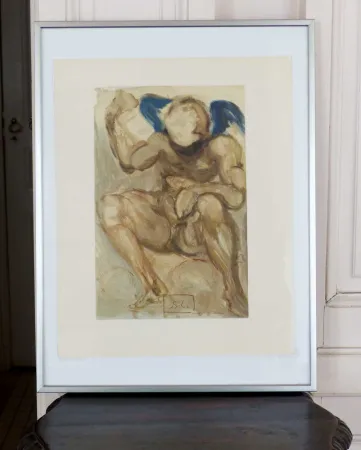 Incisione Su Legno Dali - LA DIVINE COMEDIE - L'envie