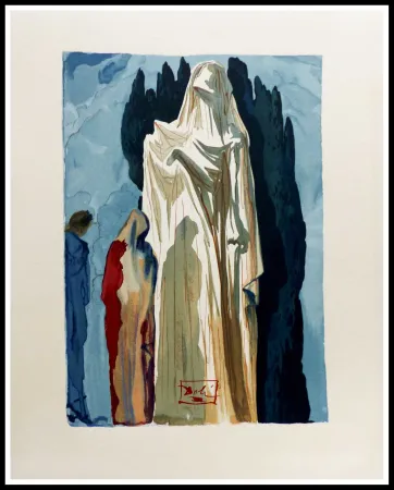 Incisione Su Legno Dali - LA DIVINE COMEDIE - Les Hérétiques