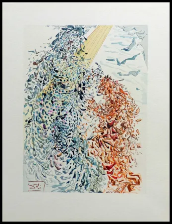 Incisione Su Legno Dali - LA DIVINE COMEDIE - Opposition