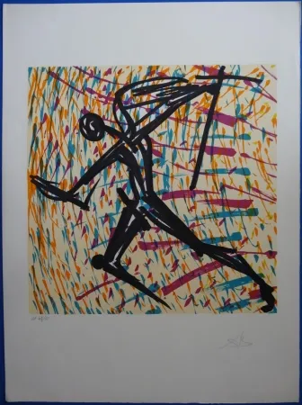 Litografia Dali - La Fede que vacilla