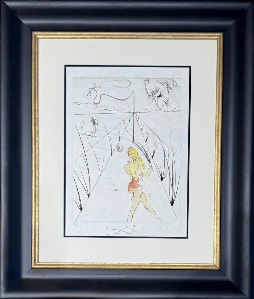 Incisione Dali - La femme au fouet
